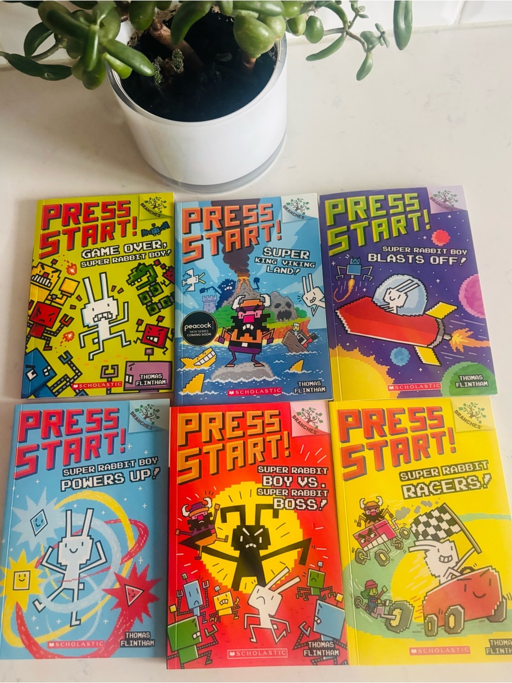 Press Start Series books🐇🕹️👾